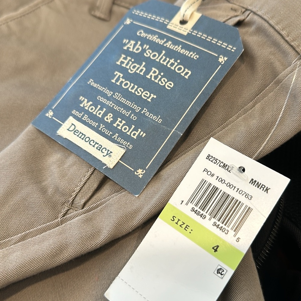 Democracy  - "Ab"solution® High Rise Roll Cuff Trouser - Picture 5 of 5